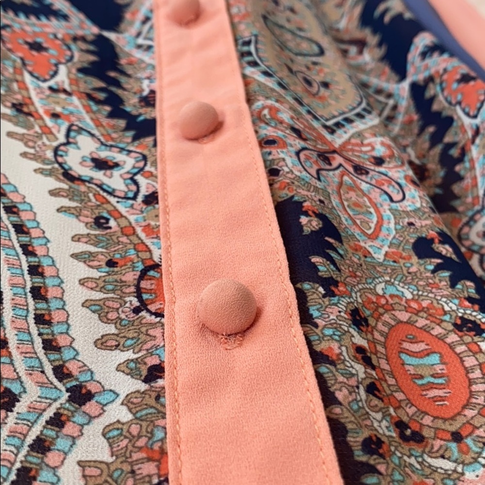 Ryu Button-Down Patterned Tank Top - image 3